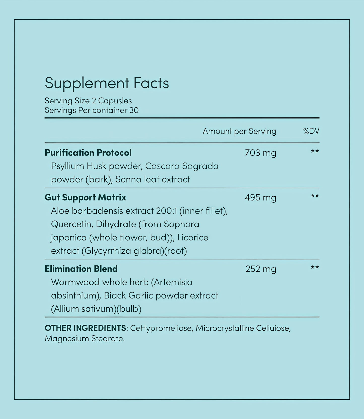 Elimipure Gut Cleanse & Restore 90 Capsules